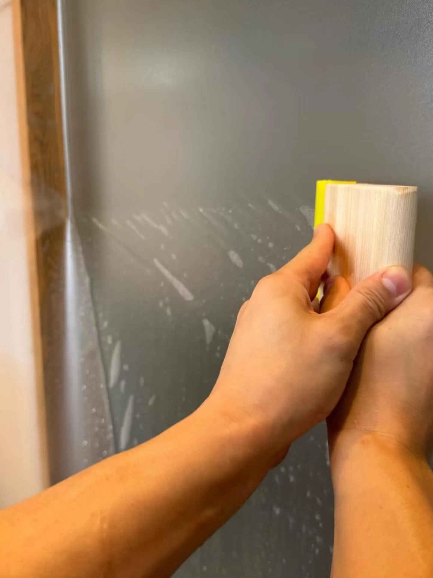 某食べ放題飲食店舗太宰府店目隠しシート工事をご紹介させて頂き...