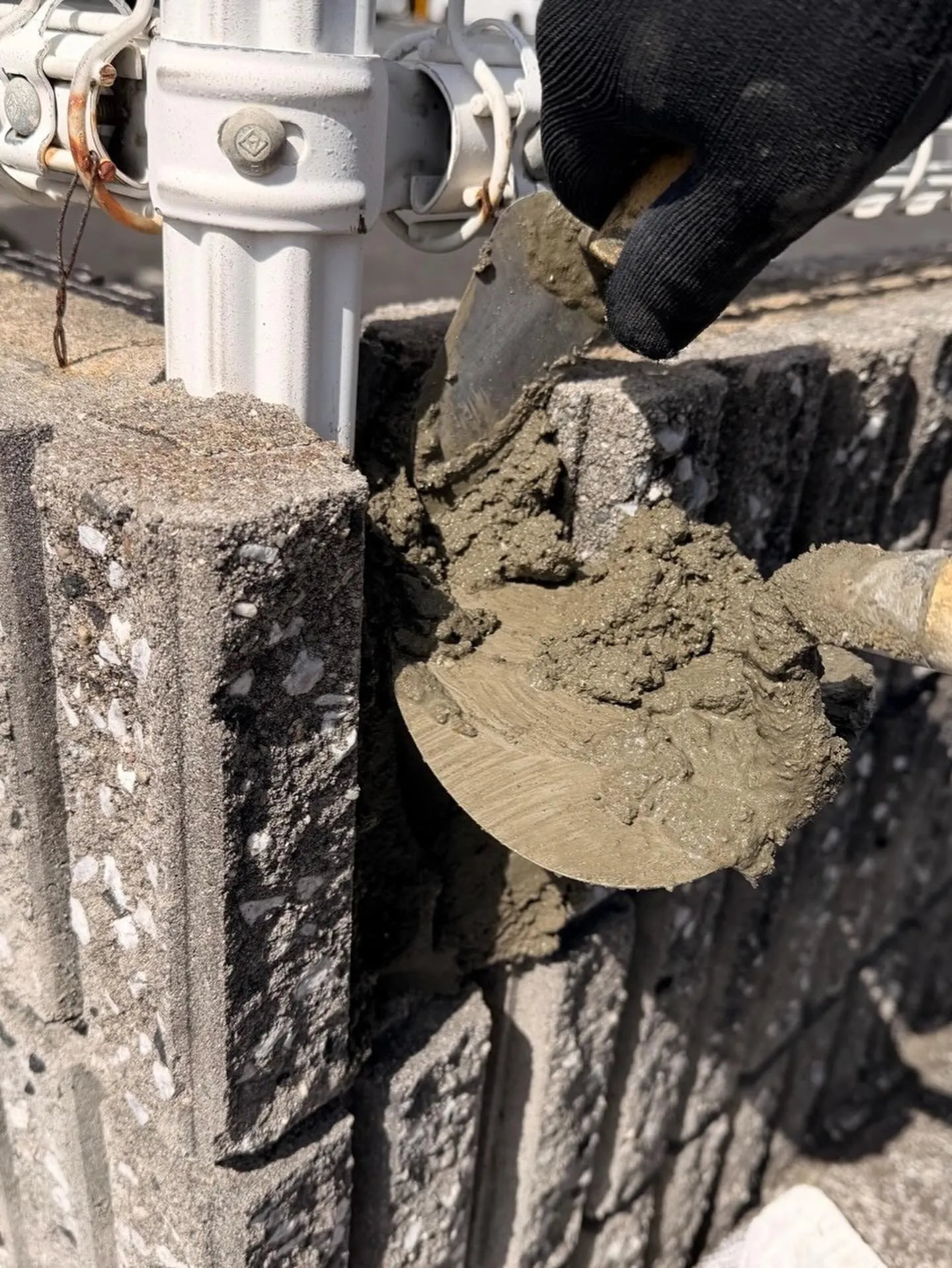 某衣服屋店舗行橋店ブロック工事をご紹介させて頂きます✨