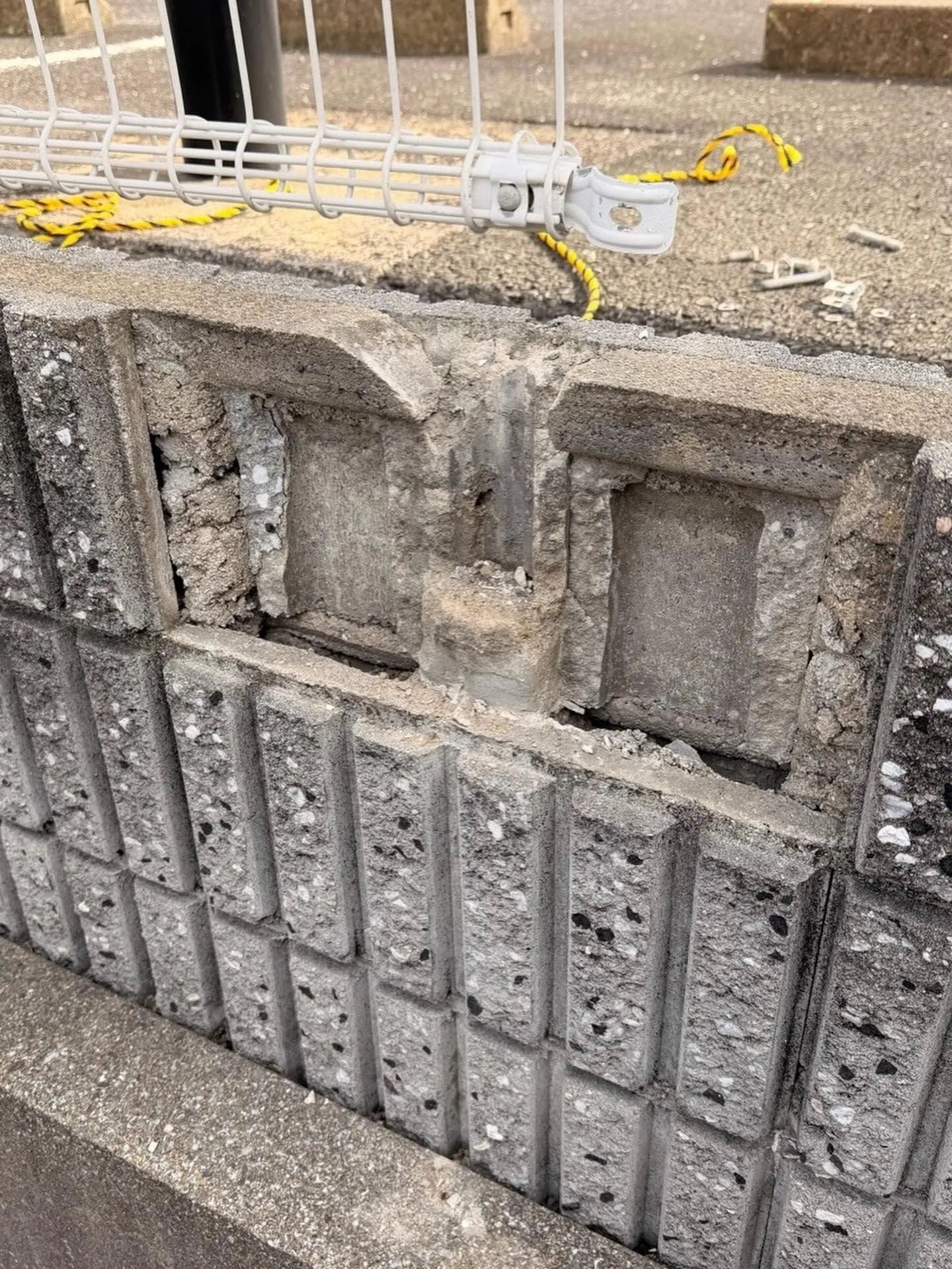 某衣服屋店舗行橋店ブロック工事をご紹介させて頂きます✨