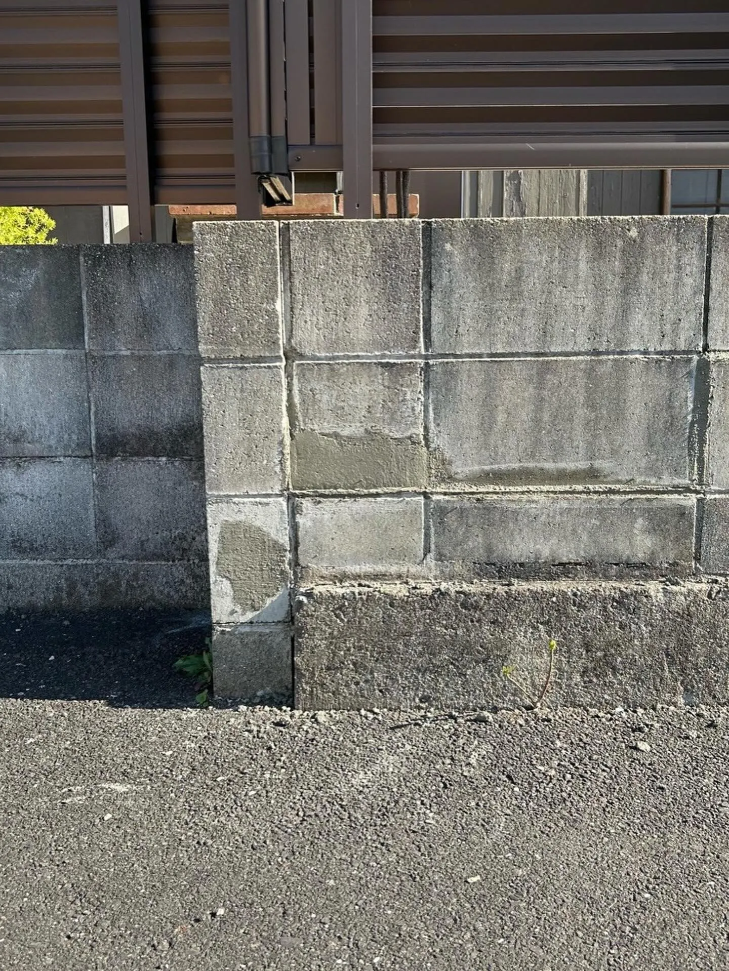 某お弁当屋店舗筑紫野店ブロック工事をご紹介させて頂きます✨