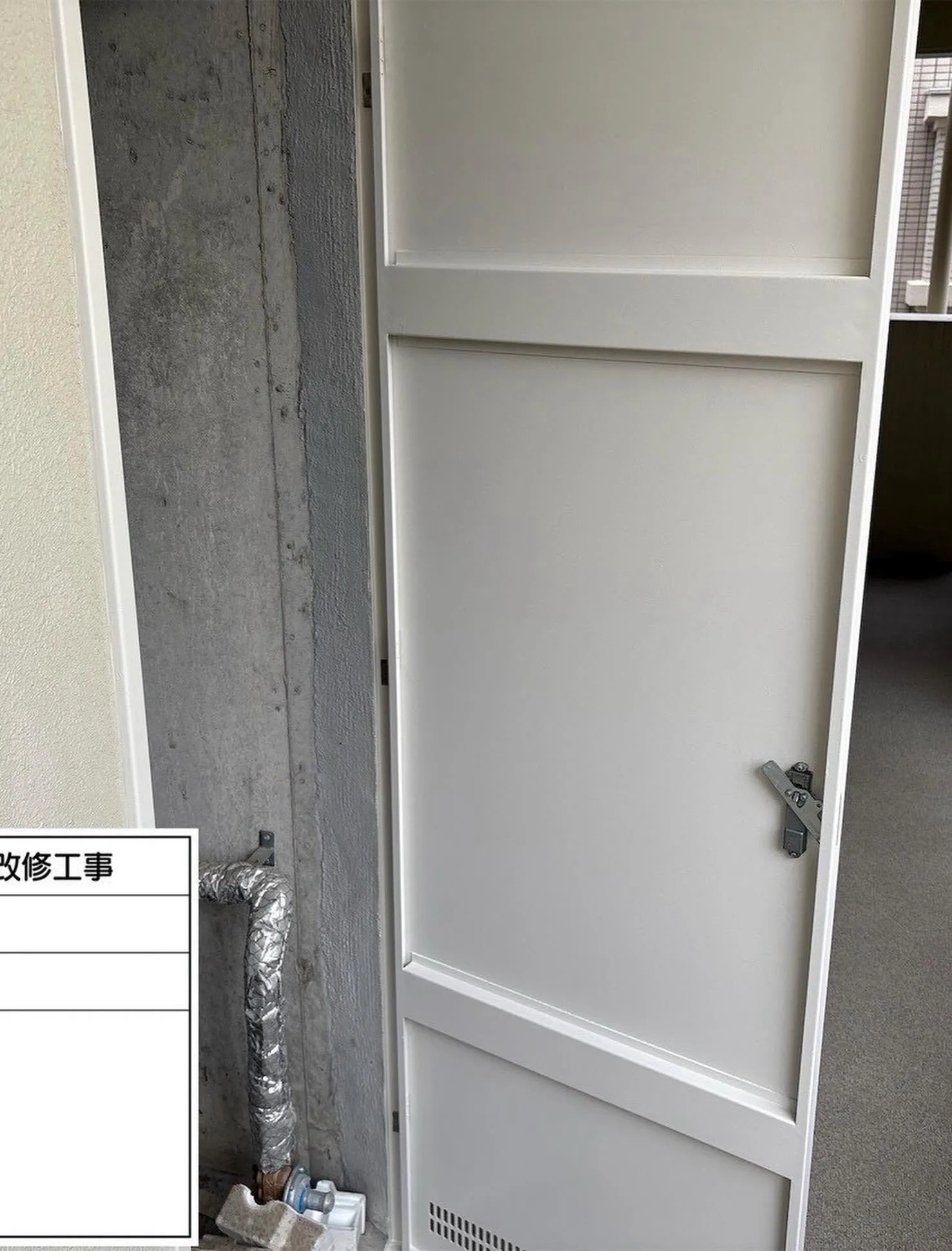 福岡市マンション鉄部塗装【PS編】工事をご紹介させて頂きます...