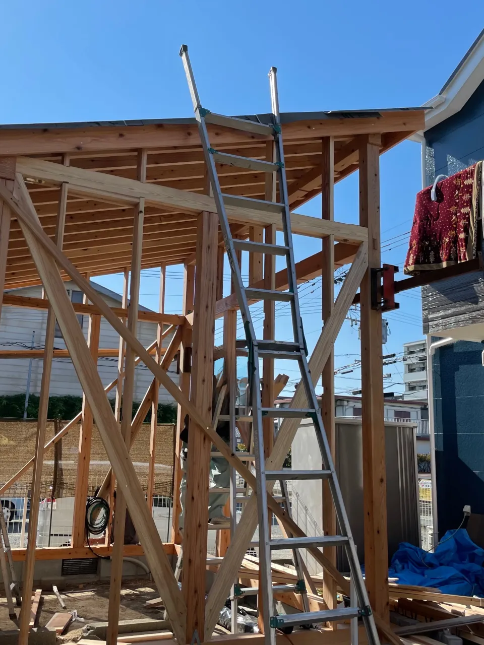 小屋工事をご紹介させて頂きます✨